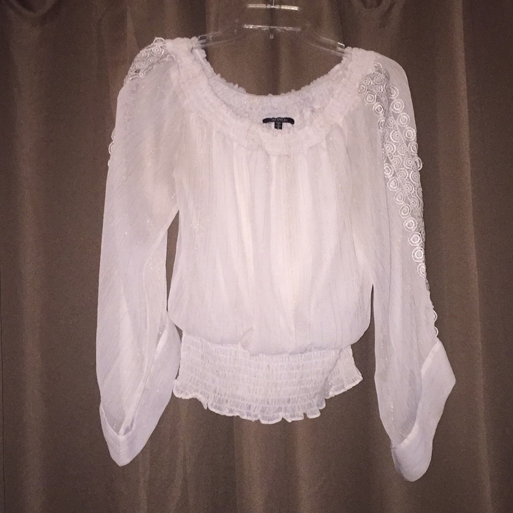Halter or on the shoulder dress blouse. (Offers)